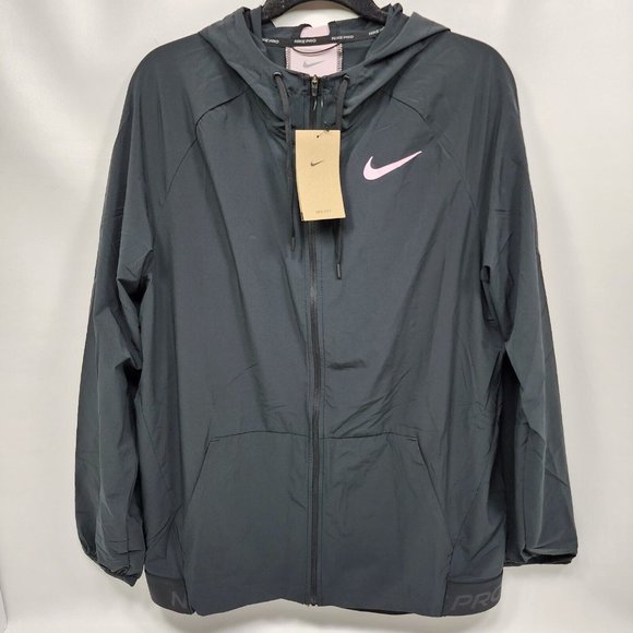 Nike Other - Nike Pro Dri-FIT Flex Vent Full-Zip Hooded Training Jacket Men's L DM5946-013